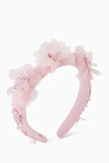 طوق رأس زهراء بتصميم مرصع