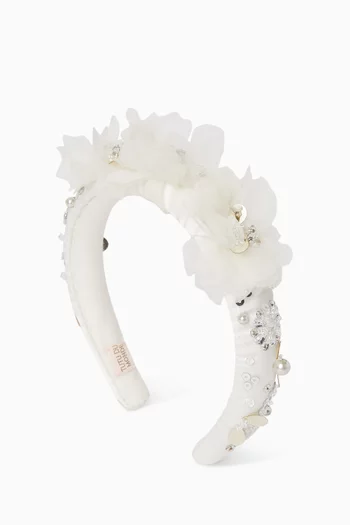 طوق رأس زهراء بتصميم مرصع