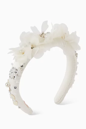 طوق رأس زهراء بتصميم مرصع