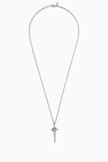 قلادة ستيلا فينتس مزينة بخنجر فضة إسترلينية