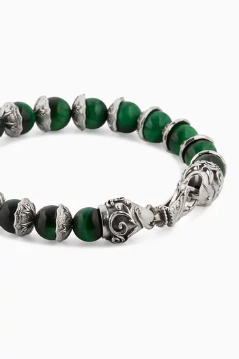 سوار شيلد بخرز فضة إسترلينية