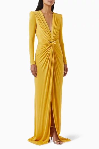 Draped Dress in Jersey