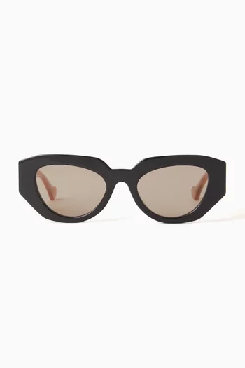 Cat-eye Sunglasses in Acetate
