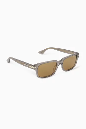 Rectangle Sunglasses in Acetate