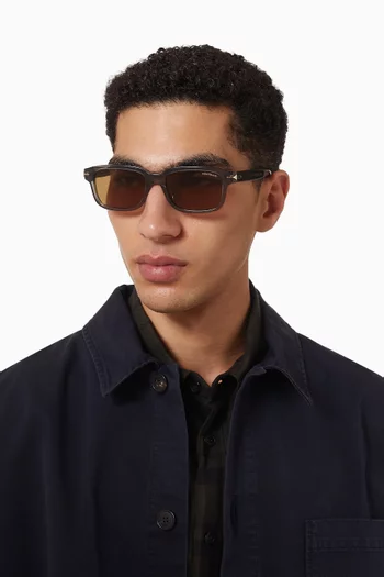 Rectangle Sunglasses in Acetate