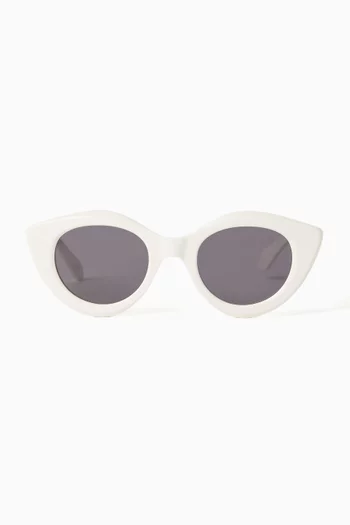 Cat-Eye Sunglasses in Acetate