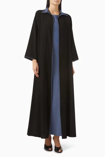 Spread-collar Abaya Set