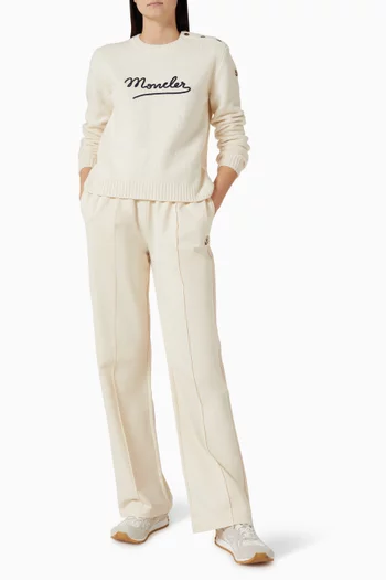 Logo Sweater in Cotton-blend