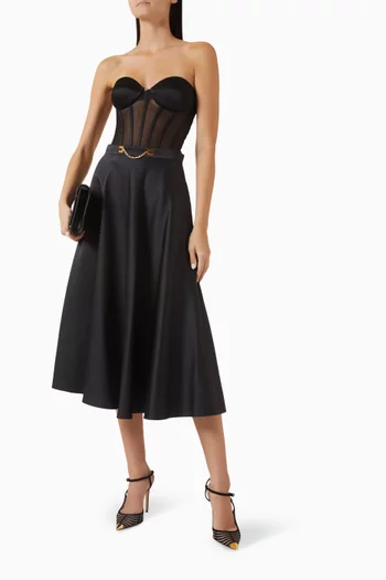 Corset Top in Tulle & Satin