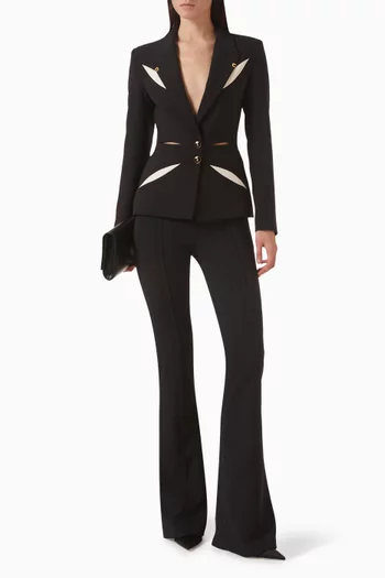 Cut-out Tailored Blazer