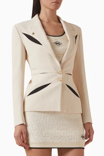 Cut-out Tailored Blazer
