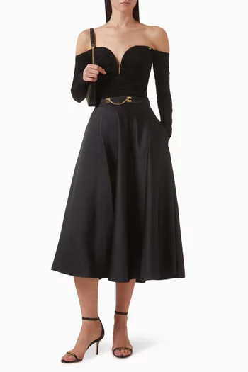 Drape Off-shoulder Bodysuit