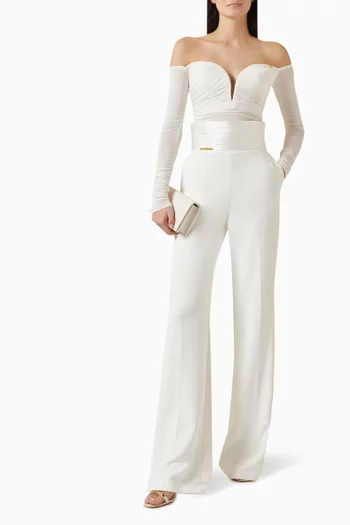 Drape Off-shoulder Bodysuit