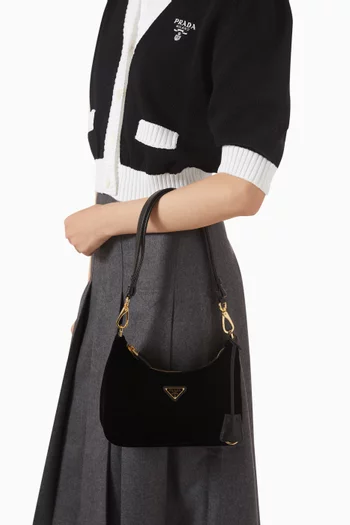 حقيبة هوبو ميني ري اديشن مخمل