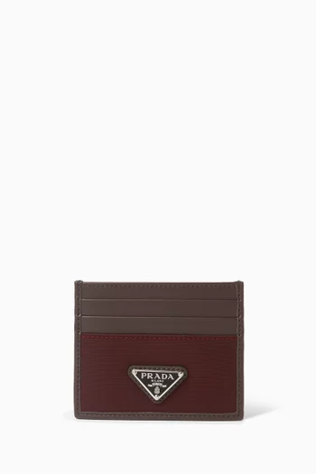 Speedrock Card Case in Re-Nylon & Leather