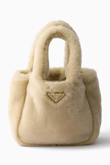 حقيبة ميني بيد علوية فرو