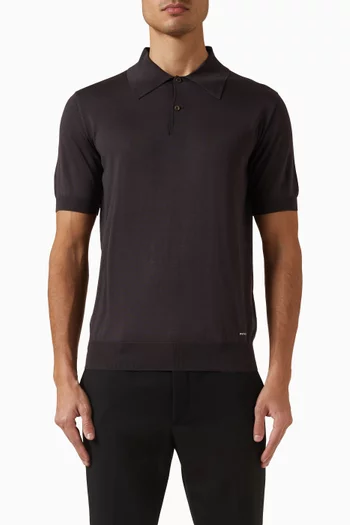 Polo Shirt in Silk