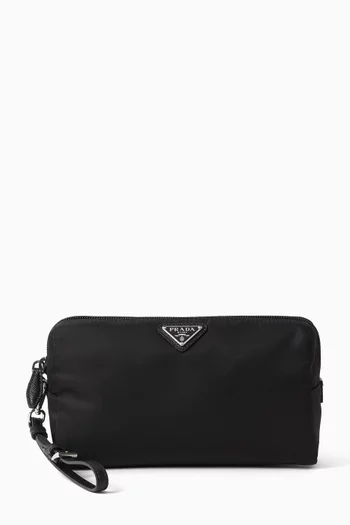 Medium Pouch in Re-Nylon