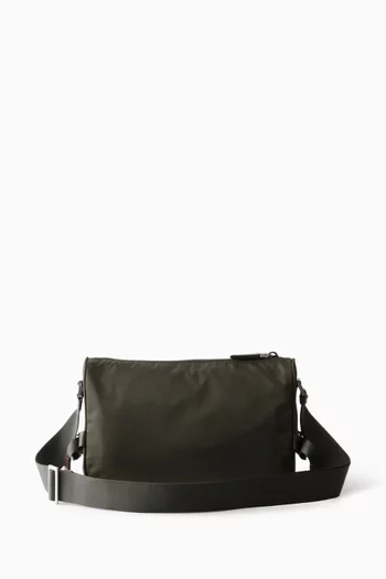 Speedrock Shoulder Bag in Re-Nylon & Leather