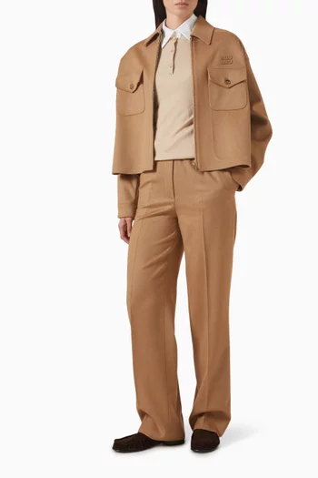 Logo Sweater in Cashmere