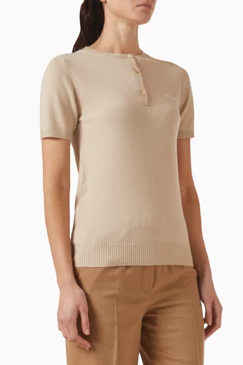 Logo Sweater in Cashmere