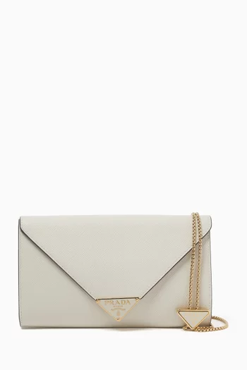 Mini Shoulder Bag in Saffiano Leather