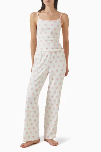 بنطال بونتيل بقصة ساق مستقيمة