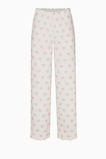 بنطال بونتيل بقصة ساق مستقيمة