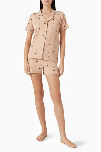 Soft Lounge Short Sleep Set