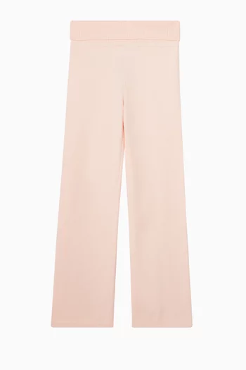 Sweater Knit Foldover Pants