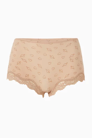 سروال داخلي بقصة شورت دانتيل فيتس إيفري بودي