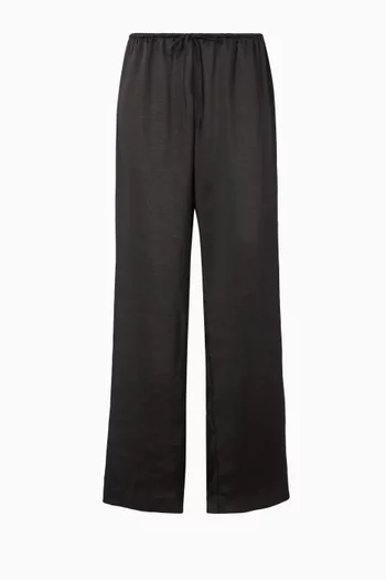 Lightweight Satin Pull On Pant