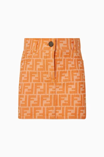 All-over Logo-print Skirt