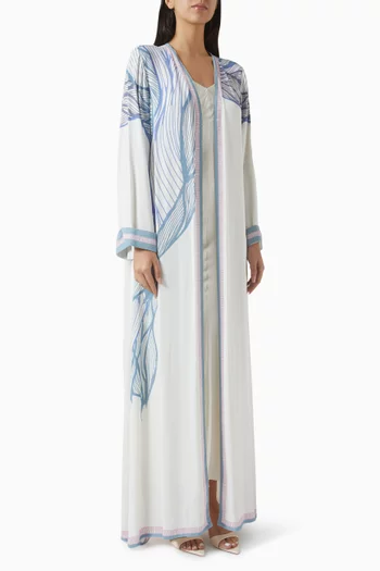 Printed Abaya