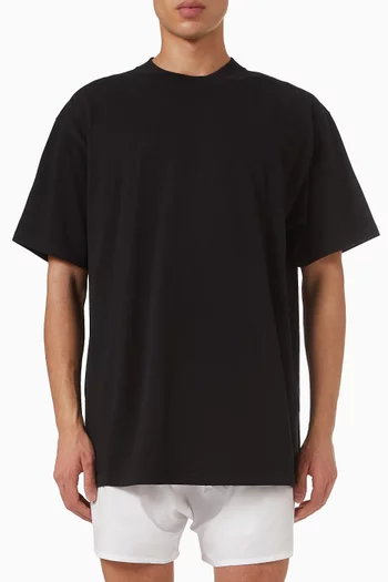 تي شيرت بقصة فضفاضة قطن عضوي