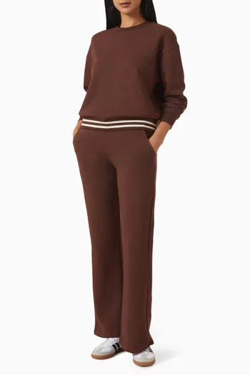 Toluca Lisel Crew Neck Sweater in Cotton-blend