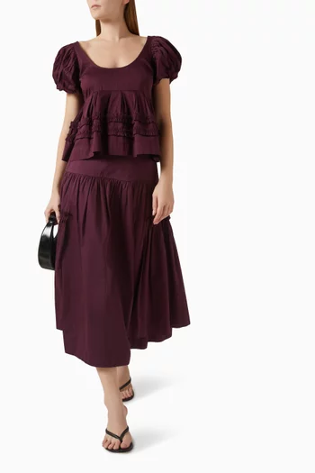 تنورة بيرتا متوسطة الطول