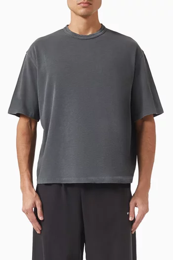 تي شيرت بارز الملمس قطن 220 غرام لكل متر مربع