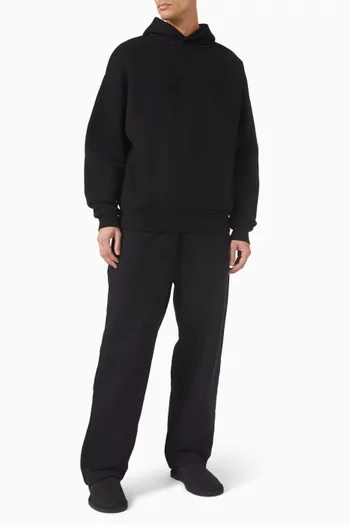 800 GSM Superweight Wide Leg Jogging Pants in Cotton