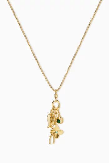 Buona Fortuna Charm Pendant Necklace