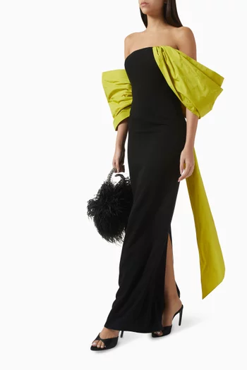 فستان سهرة باترفلاي بدرابيه