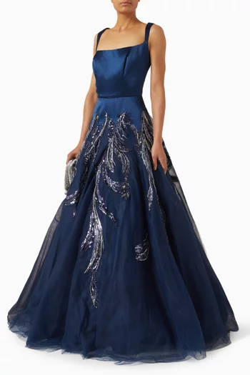 Sequin-embellished Ball Gown in Tulle