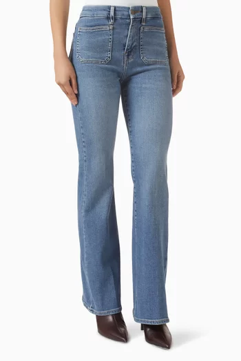 بنطال جينز جود ليجز بقصة واسعة دينم