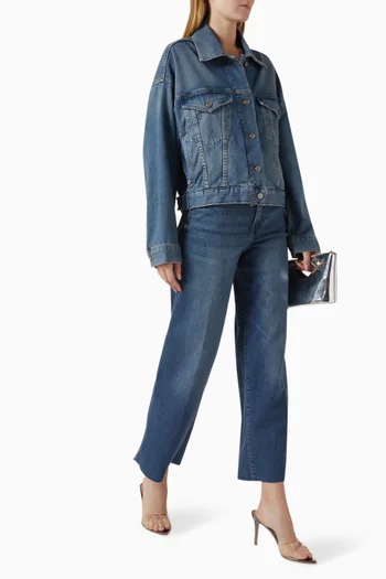 Good Skate Cropped Jeans in Denim