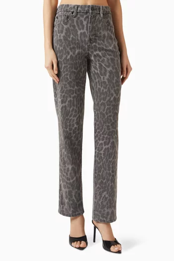 Good Icon Straight Jeans in Denim