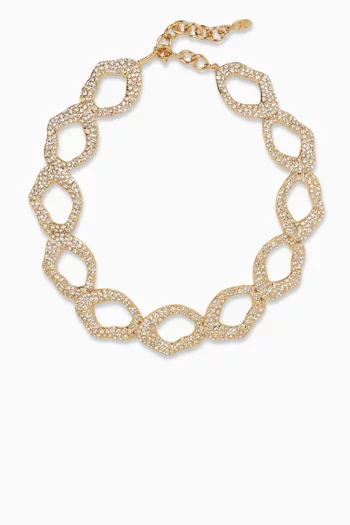 Nala Choker in 24kt Gold-plated Metal