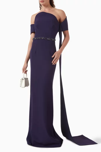 Giorgia Gown in Crepe