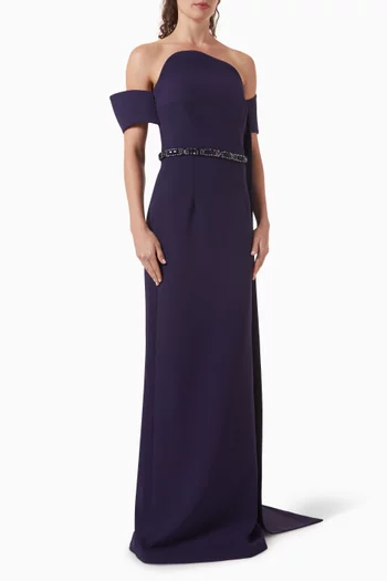 Giorgia Gown in Crepe