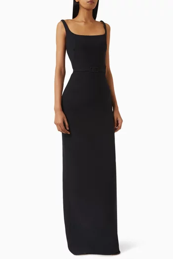 Kristena Belted Maxi Dress