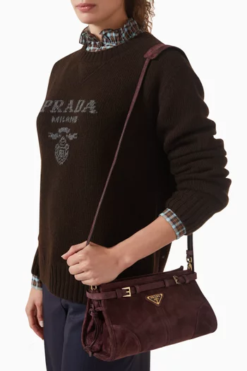 Bonnie Small Shoulder Bag in Suede